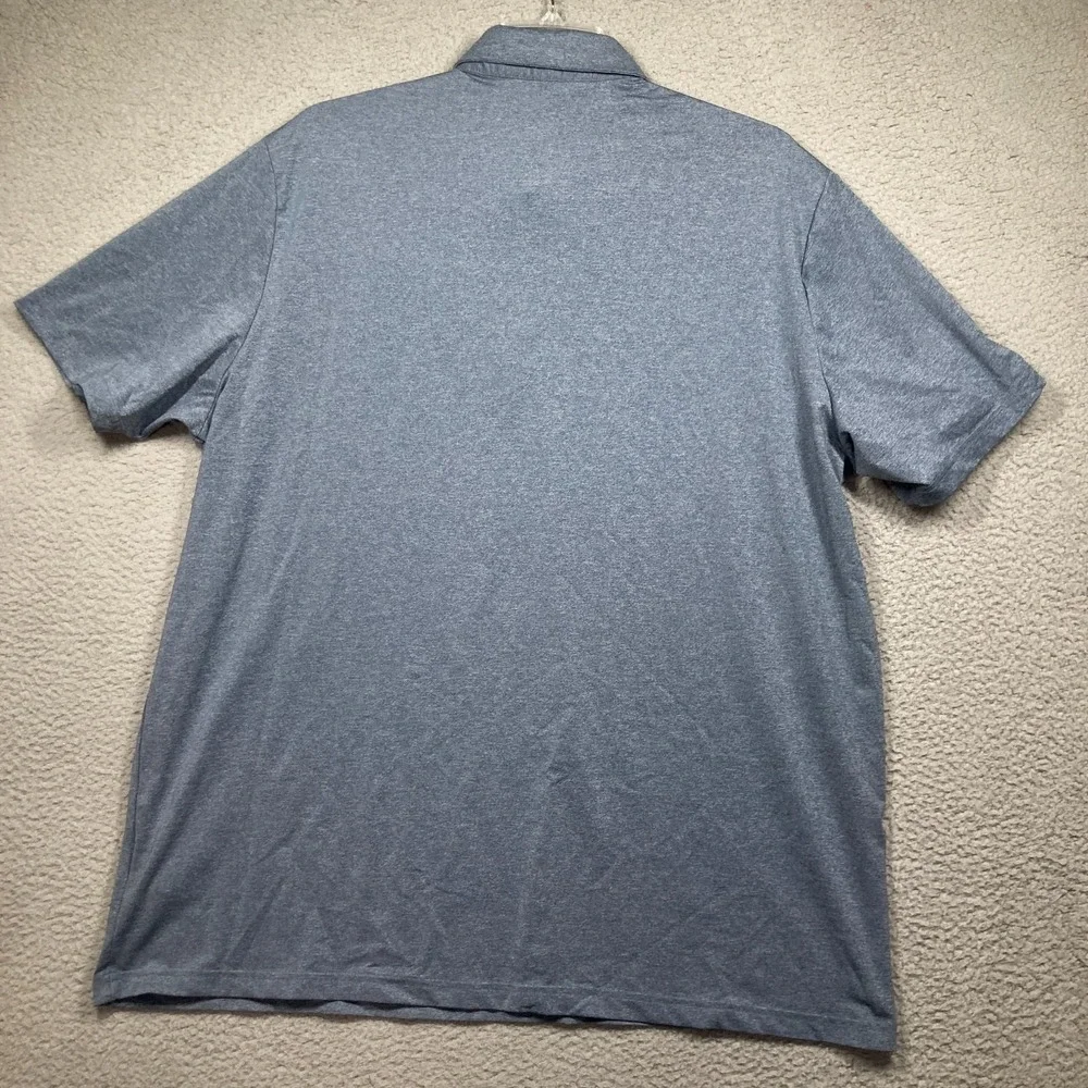 LaSalle University Basketball Polo Shirt Mens 2XL Gray Heathered Short Sleeve